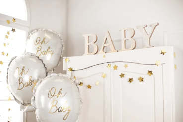 XL Folienballon Figur - Kissen, Oh Baby - 69cm x 53cm